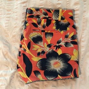 J Crew shorts with floral print